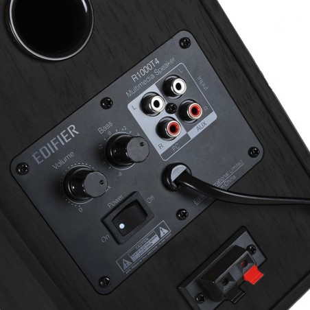 Edifier R1000T4 Parlantes activos compactos de alta calidad (Negro)